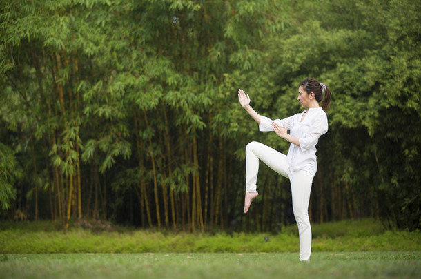 亚洲女人练<strong>太极</strong>