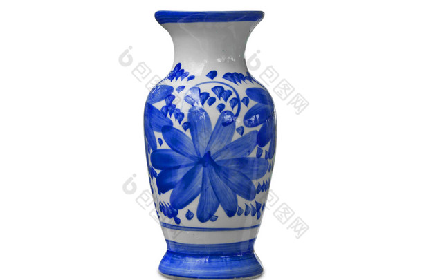 陶瓷花瓶花卉图案