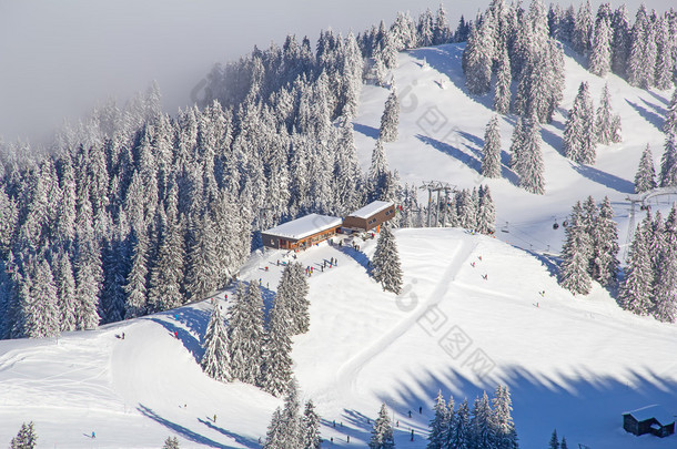 <strong>冬季</strong>在瑞士阿尔卑斯山