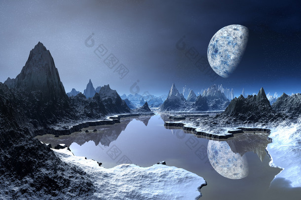 冰月亮-第 1 部分外星球