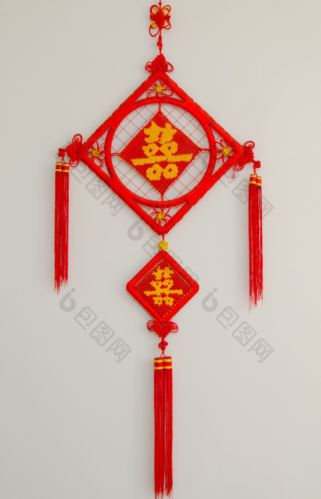 中国结与字符双喜图片-包图网企业站