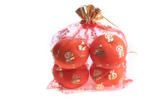 柑橘类水果的财富在中国新年庆祝活动