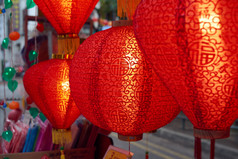 中国农历新年庆典灯笼