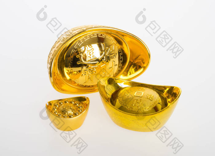 黄金或中国金元宝的意思是财富和繁荣的象征图片-包图网企业站