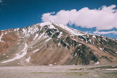 印度喜马拉雅山脉的雄伟雪山山峰, 拉达克地区