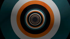 抽象背景与动画催眠彩色隧道。抽象彩色隧道背景.