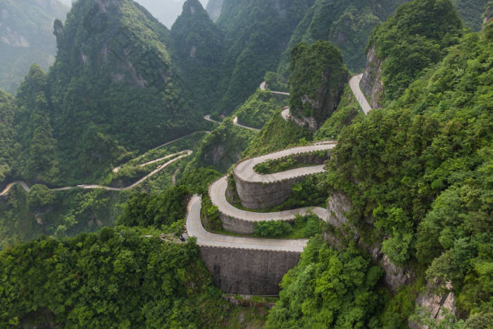 中国张家界市天门山风景秀丽中国湖南省张家图片-包图网企业站