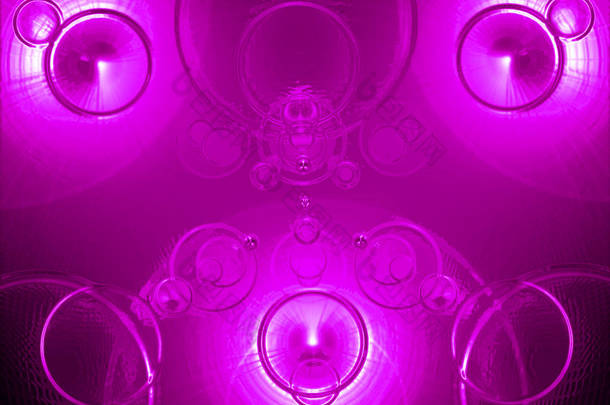 火焰抽象，<strong>紫色光</strong>