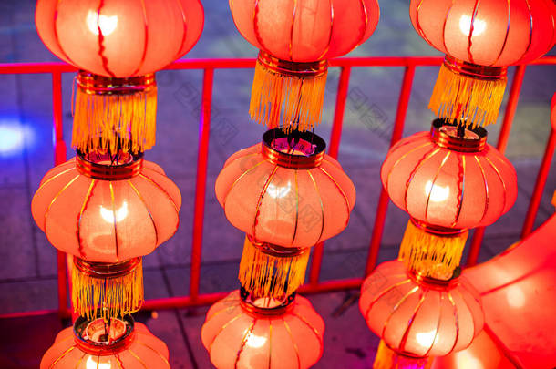 中国的灯笼，中国新的一年