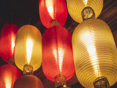 灯笼灯日本节日纸灯笼红灯装饰