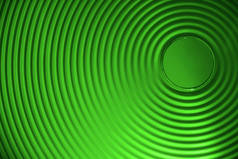 圆形，圆形框图-绿波背景. 