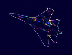 美国喷气式战斗机绘图图解艺术年份