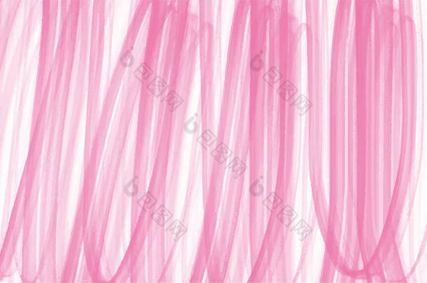用于纹理背景和网页横幅设计的粉色水彩背景