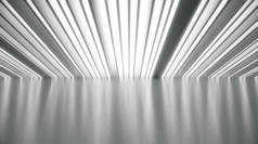 白色的墙，光线和阴影。摘要分割太阳光背景.3d渲染