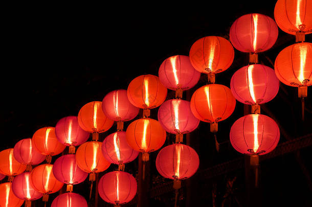 中国新年的红灯笼