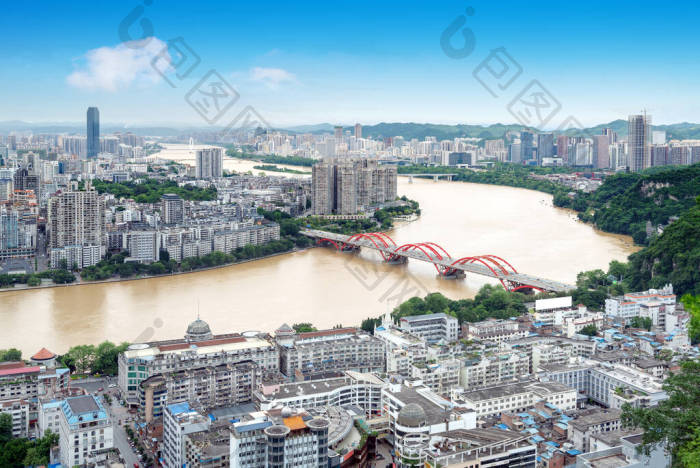 中国广西柳州柳江与城市景观图片-包图网企业站