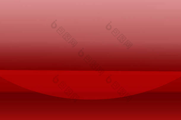 几何红色抽象背景，动态形状组合登陆页背景.
