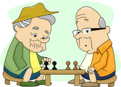 老人家下棋