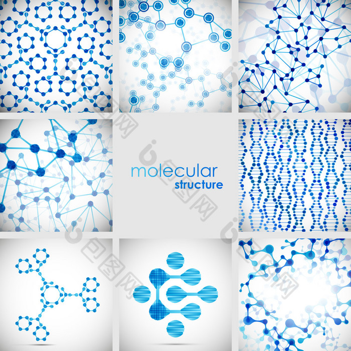 美丽的结构 dna 分子的一套