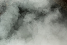 神秘的烟雾和蒸汽