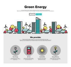 绿色能源平 web 图形