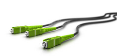 光学纤维电缆与连接器