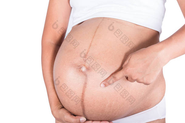 linea 老黑和孕妇妊娠纹