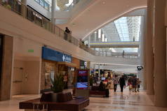 布卢明顿, 明尼苏达州-7月27日: 美国购物中心在布卢明顿, 明尼苏达州, 如上所示, 2017年7月27日。它是第二大购物中心在 leaseable 空间和最大的购物中心在美国从总建筑面积.