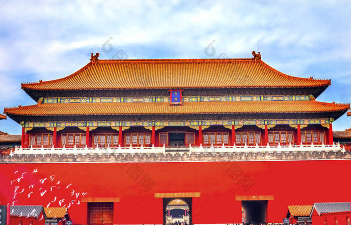 中国北京故宫故宫门入口图片-包图网企业站