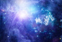 美丽的星云、 恒星和星系。这幅图像由美国国家航空航天局提供的元素.