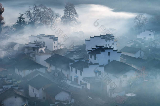 中国最美丽的乡村, 秋天美丽的石城村, 江西省武源县.