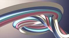 柔和的颜色 3d 渲染弯曲的棉花糖糖果抽象形状插图背景新质量通用多彩欢乐 4k 股票图像
