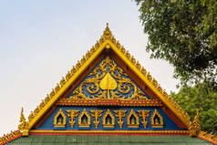 王三植寺主祷告堂的立面装饰