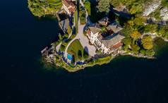 Villa Gaeta - Nobiallo - Lake Como (It) - Air view