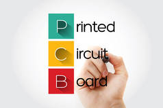 Pcb -带有标记的印刷电路板缩写