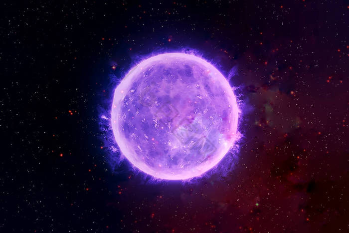 银河系背景上的中子星这张照片的内容是由提图片-包图网企业站