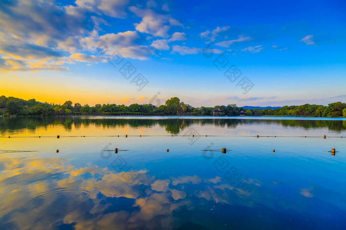 杭州西湖秀丽的风景