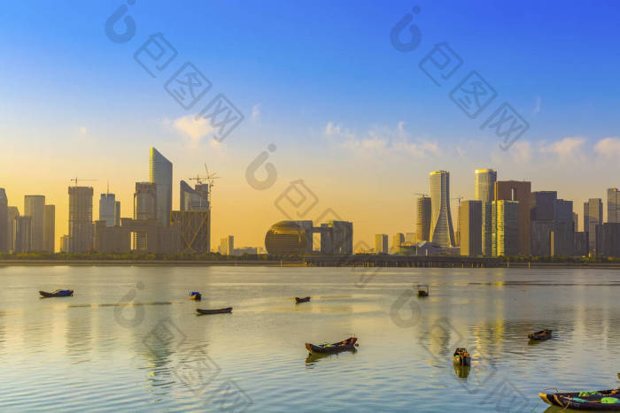 城市建筑景观和天际线图片-包图网企业站
