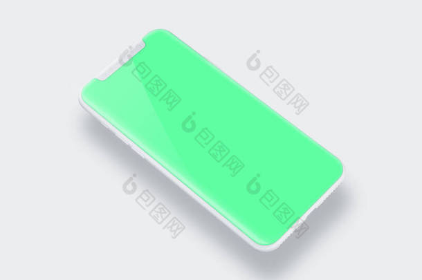 Iphone x green screen 3d Modelup -图形设计.