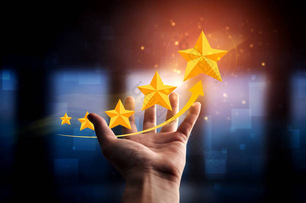 客户评审<strong>满意度</strong>反馈调查的概念.用户对在线申请的服务经验给予打分.客户可以评估服务质量，从而对企业的声誉进行排名.