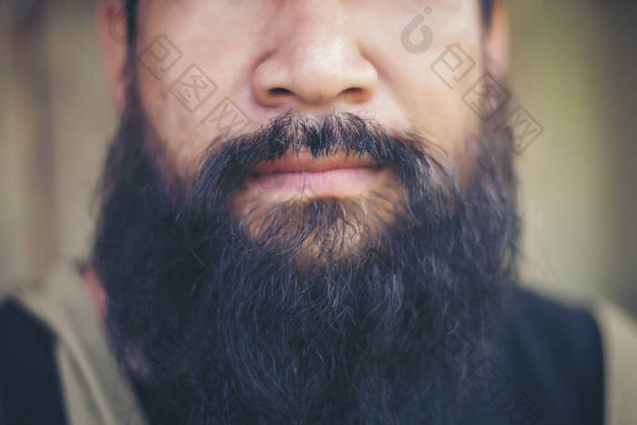 留着胡子和胡须的男人图片-包图网企业站
