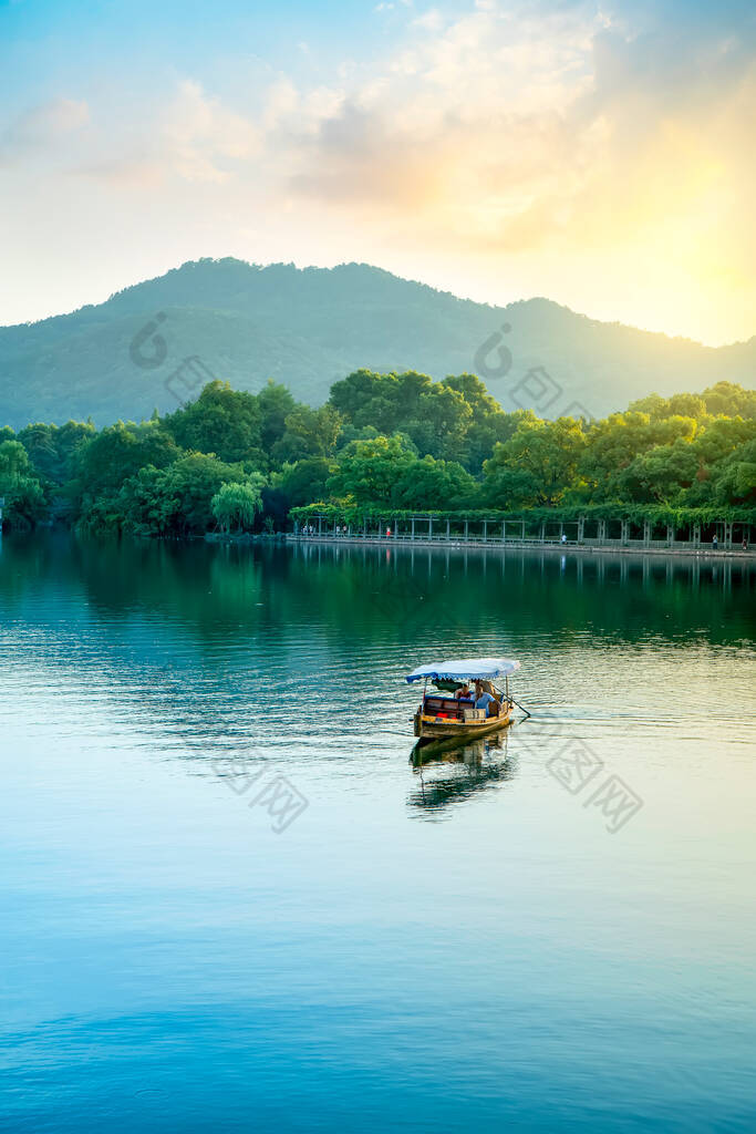 杭州西湖秀丽的风景