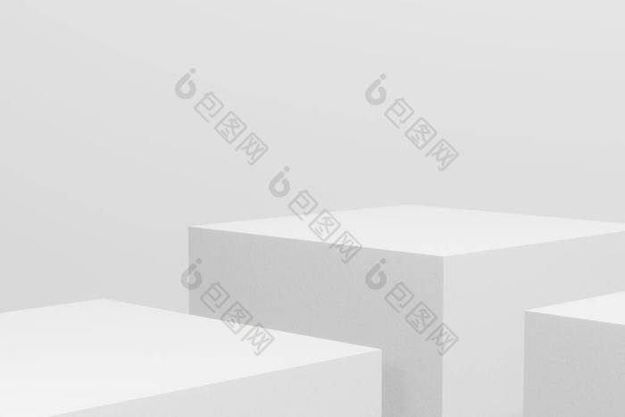 产品抽象背景图白色讲台渲染插图最小设计空图片-包图网企业站