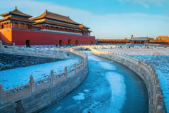 北京市紫禁城水门（子午门）