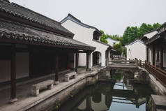 绍兴兰亭(兰亭)风景名胜区的中国传统运河建筑