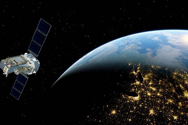 现实的地球轨道卫星、人造卫星、地球轨道卫星通信、地球轨道探测仪