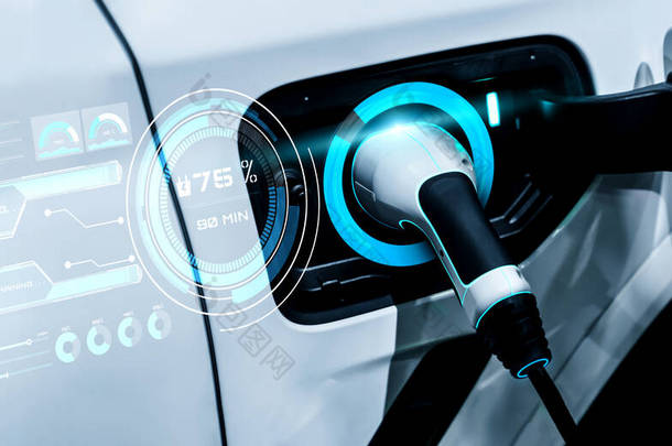 电动汽车电动汽车<strong>充电</strong>站在替代绿色能源概念中的应用