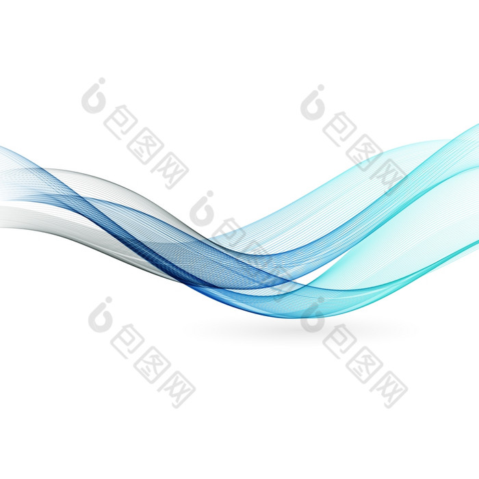 摘要颜色波设计元素摘要蓝色的颜色波设计元素蓝色的波