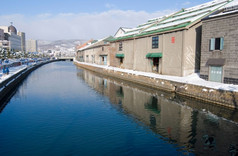 运河小樽市北海道北本州日本东北亚洲