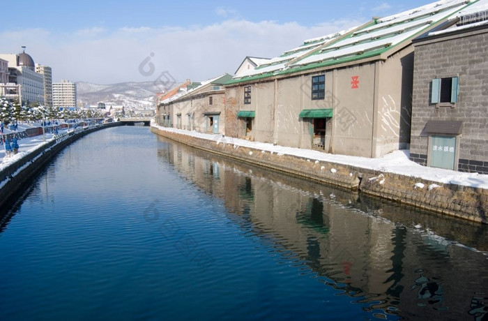 运河小樽市北海道北本州日本东北亚洲